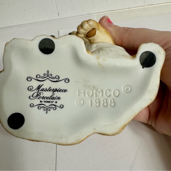 Vintage Homco puppies. Masterpiece Porcelain by Homco 1988 with adorable faces - Picture 8 of 11